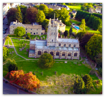 Church and Community Centre from the air